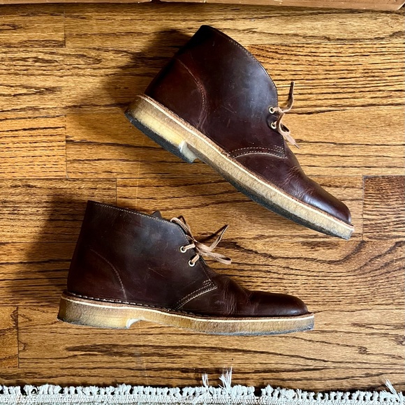 Clark’s Men’s Desert Boots, Brown, 8.5 - Picture 5 of 8